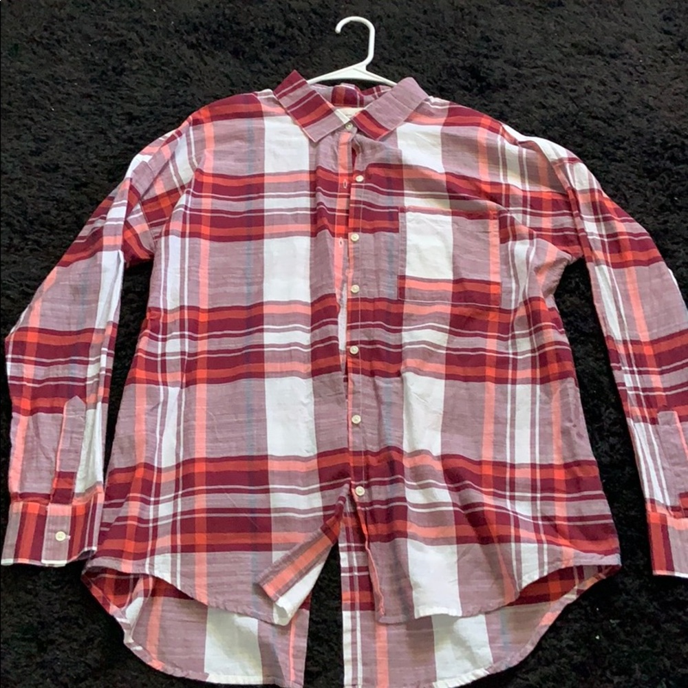 Boyfriend flannel from Old Navy.